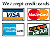 Mfoegs accepts paypal and regular credit cards via paypal. Thank you.